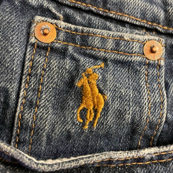 Ralph Lauren Blue Jean Shorts with Classic Denim Style - Picture 4 of 5